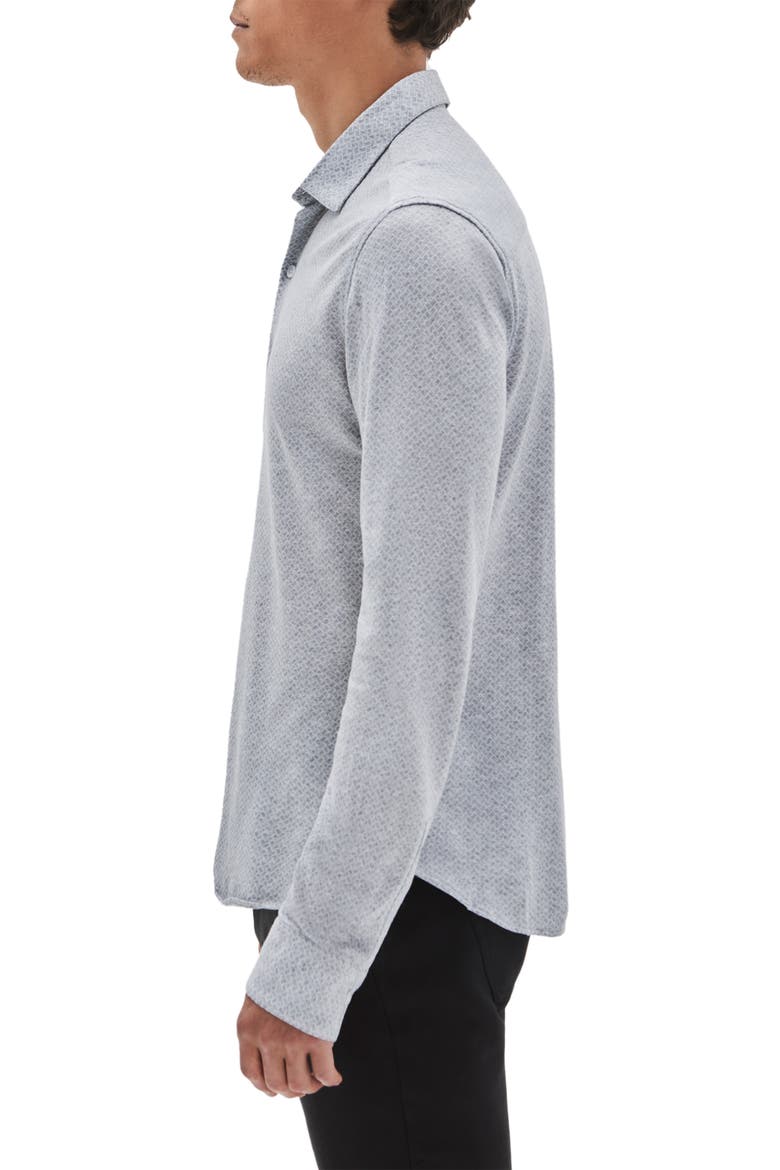 Pambrun Knit Button-Up Shirt, Alternate, color, GREY