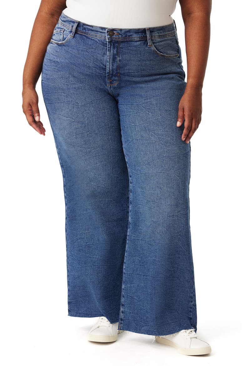 Kaya High Waist Wide Leg Jeans, Main, color, MELBOURNE