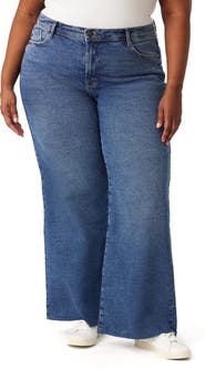 Kensie Kaya High Waist Wide Leg Jeans