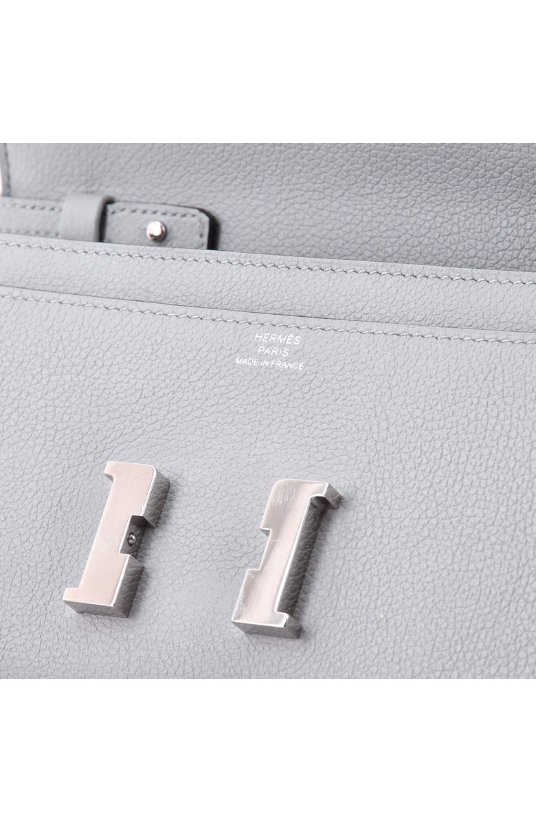 Pre-Owned Hermes Constance To Go Wallet Evercolor, Alternate, color, Bleu Glacier