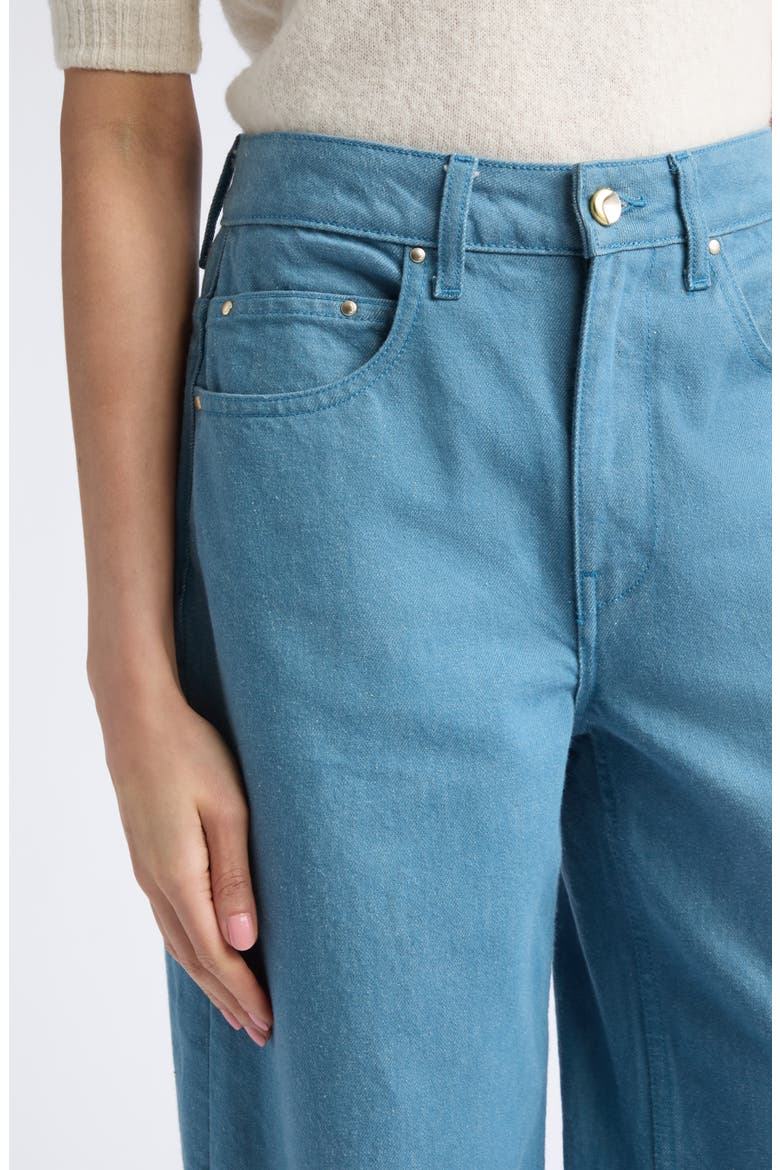 Rider High Waist Wide Leg Jeans, Alternate, color, COVE WASH