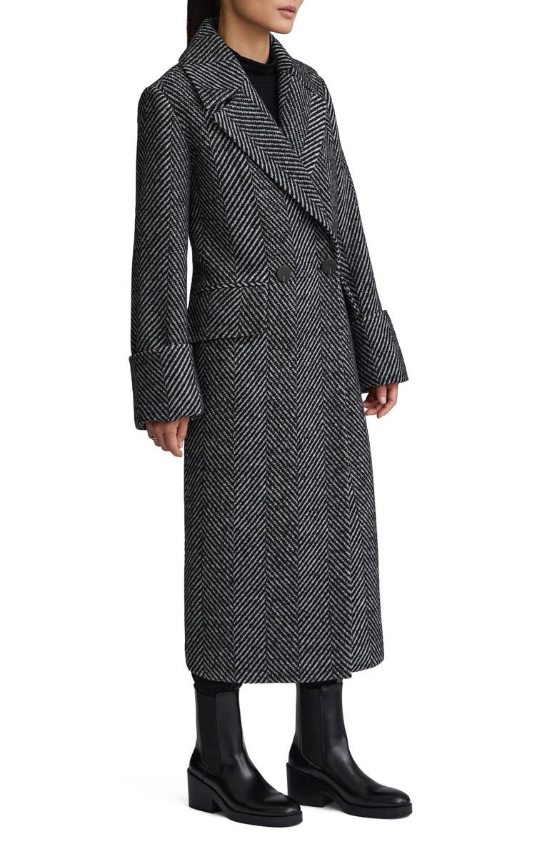 NVLT Retro Herringbone Oversize Coat, Alternate, color,