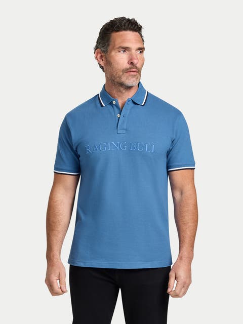 Short Sleeve Embroidery Pique Polo