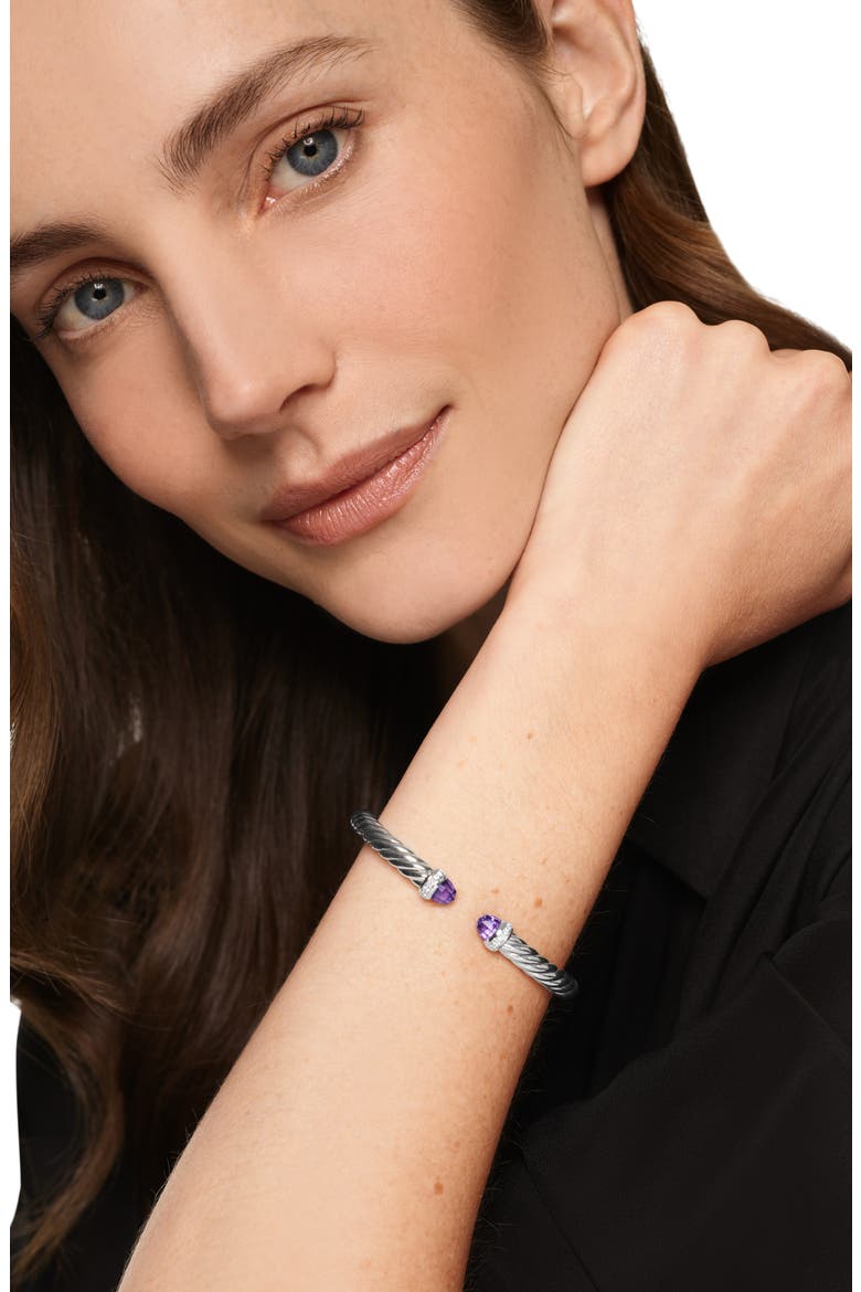 Cable Flex Bracelet, Alternate, color, AMETHYST