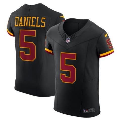 Men's Nike Jayden Daniels Black Washington Commanders Alternate Vapor F.U.S.E. Elite Jersey