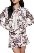 L'AGENCE Nyx Print Crop Jacket