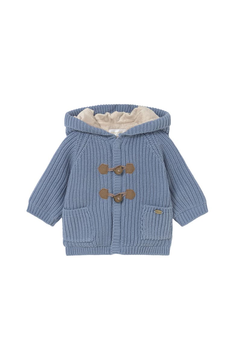 Mayoral Lined Knit Cardigan, Main, color, Blue