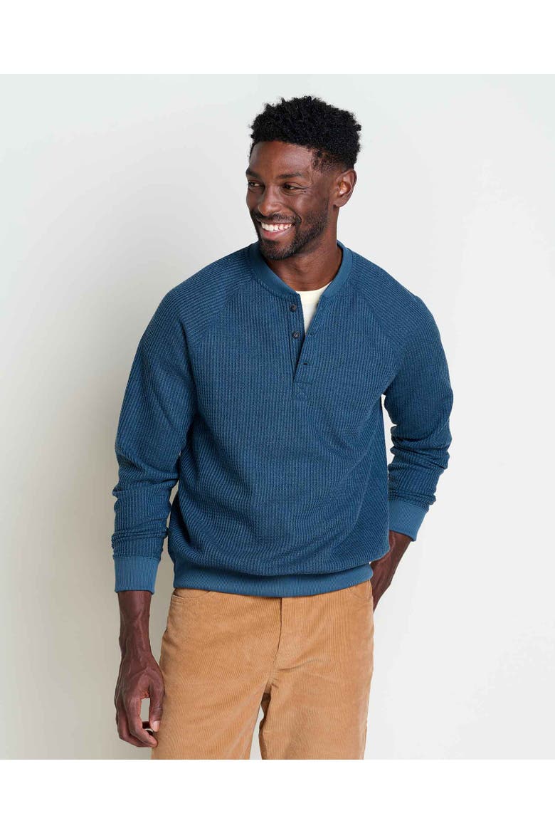Bitterroot Long Sleeve Henley, Main, color, Midnight