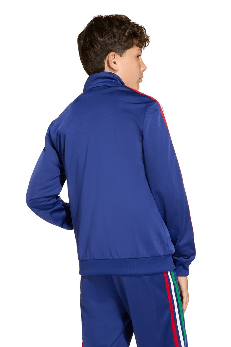 Kids' Firebird Recycled Polyester Track Jacket, Alternate, color, VICTORY BLUE/ LIGHT GOLD