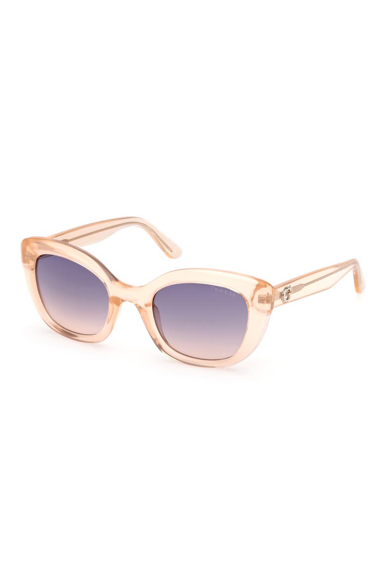 Square Sunglasses, Alternate, color, ORANGE/OTHER / GRADIENT OR MIRROR VIOLET