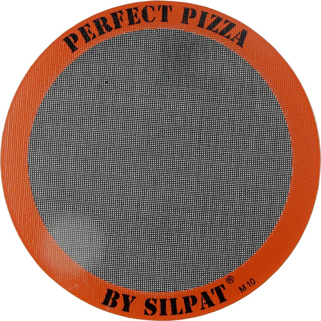 Silpat Perfect Pizza Non-stick Silicone Baking Mat, 12" Round In Orange