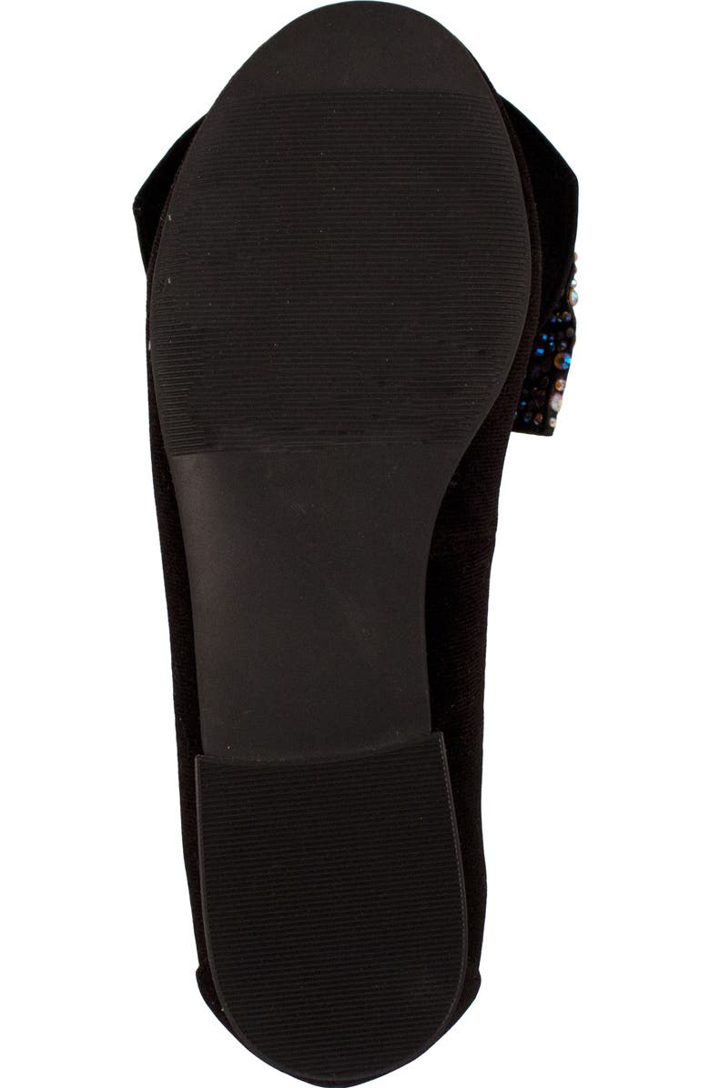 Jessica Simpson Crystal Bow Flat, Alternate, color,