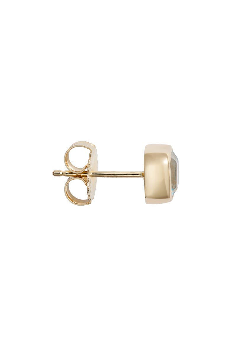 Cleo Jaeda Square Stud Earrings, Alternate, color, BLUE