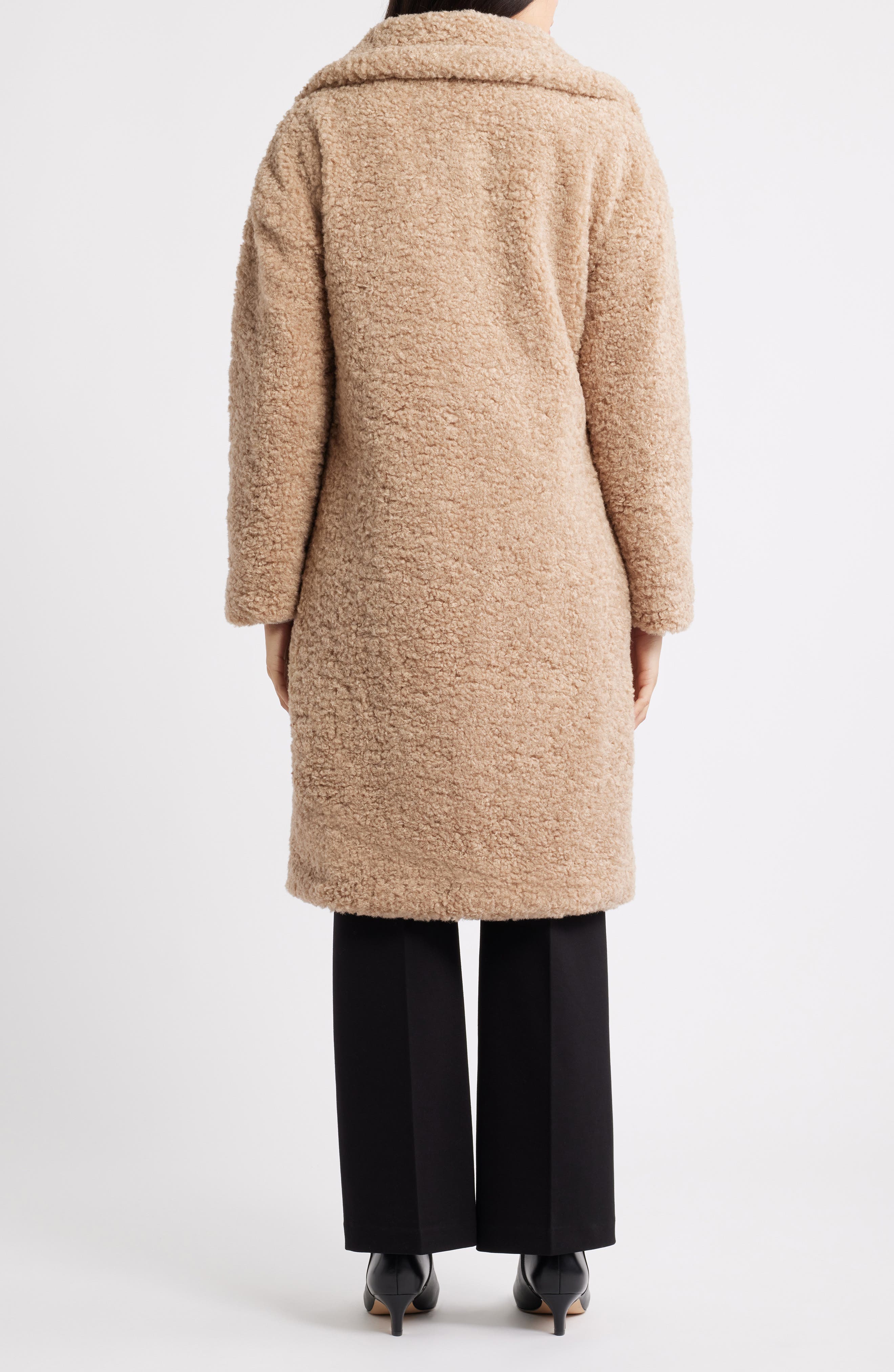 Long Teddy Coat - image 4
