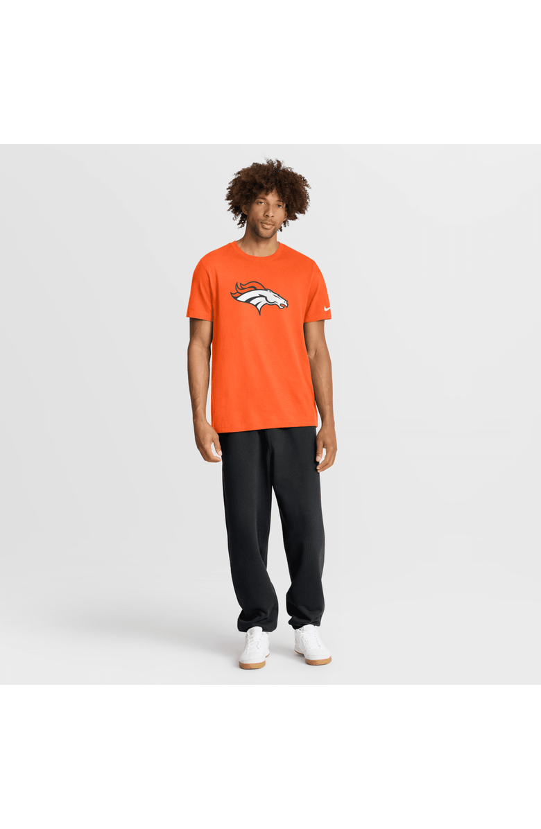 Nike Men's Nike Orange Denver Broncos Essential Logo T-Shirt, Alternate, color, Orange