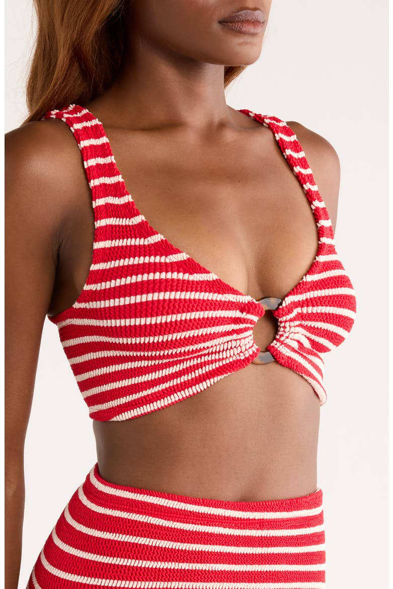 Nadine Two-Piece Swimsuit, Alternate, color, RED/ WHITE