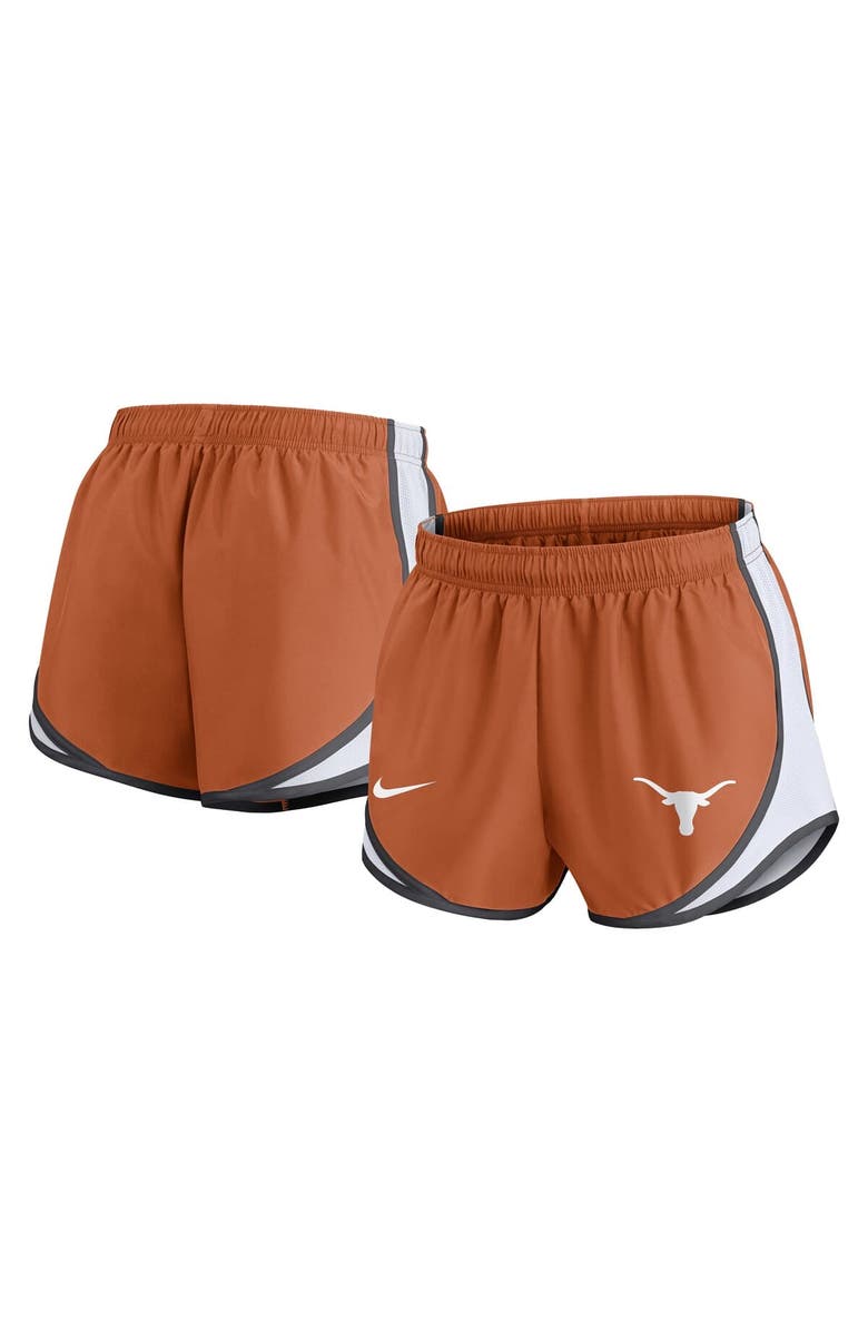 Nike Women's Nike Texas Orange Texas Longhorns Spring Break Tempo Performance Shorts, Alternate, color, 