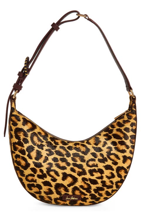 Lucy Genuine Calf Hair Convertible Buckle Shoulder Bag
