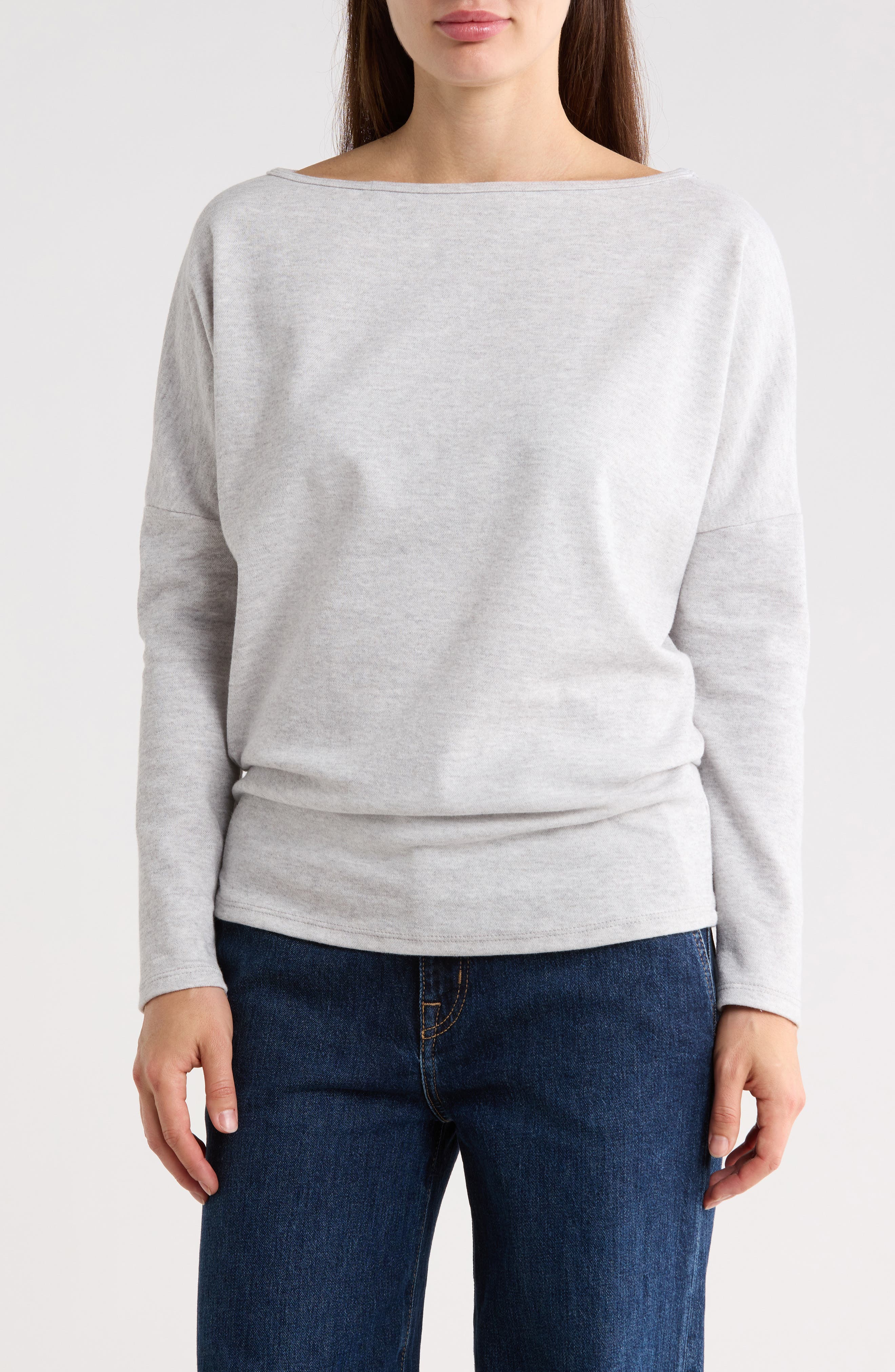 Boat Neck Dolman Sleeve Sweater - image 3