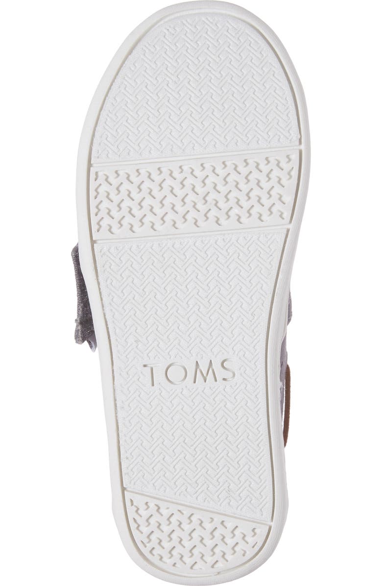 TOMS Bimini Print Slip-On, Alternate, color, Steel Grey Skulls Canvas