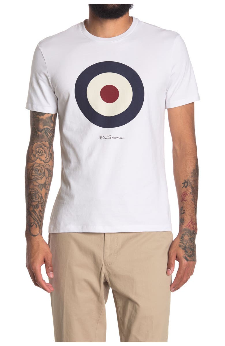 Ben Sherman Crew Neck Graphic T-Shirt, Main, color, 