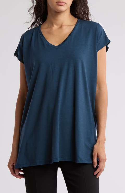 V-Neck Boxy Top