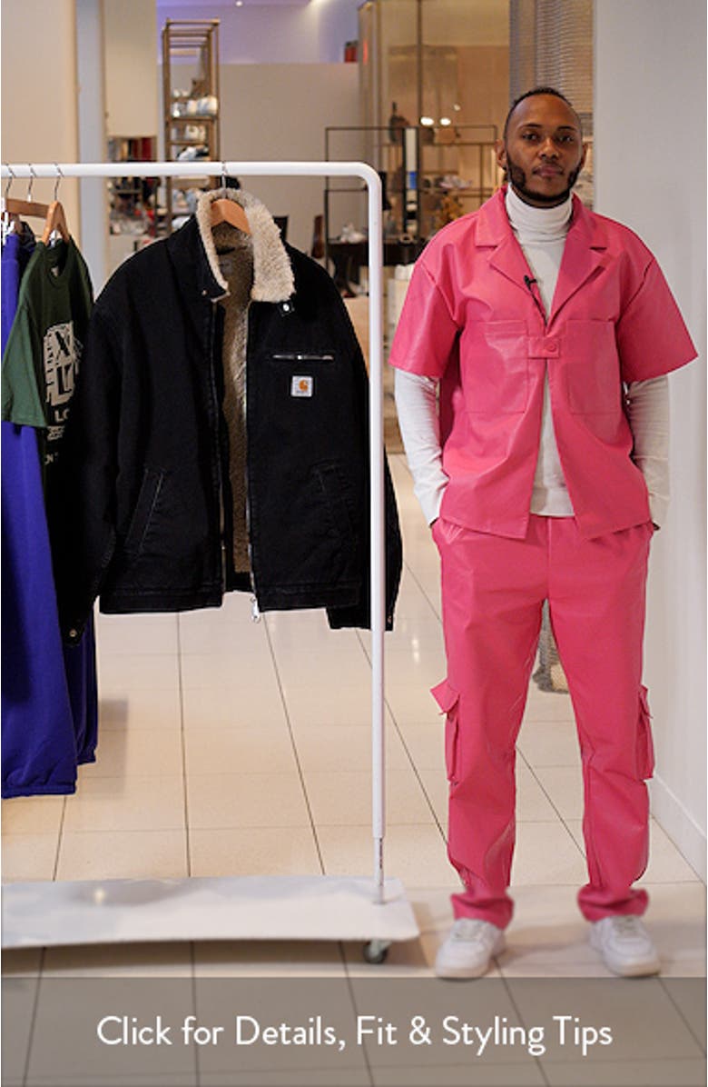 Herald Fleece Lined Organic Cotton Denim Jacket, sales video thumbnail