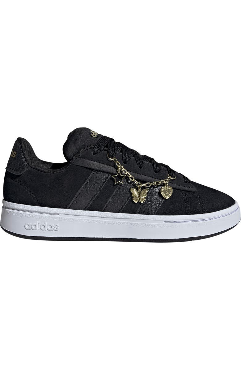adidas Grand Court Alpha Sneaker, Alternate, color, Core Black/ Black/ White