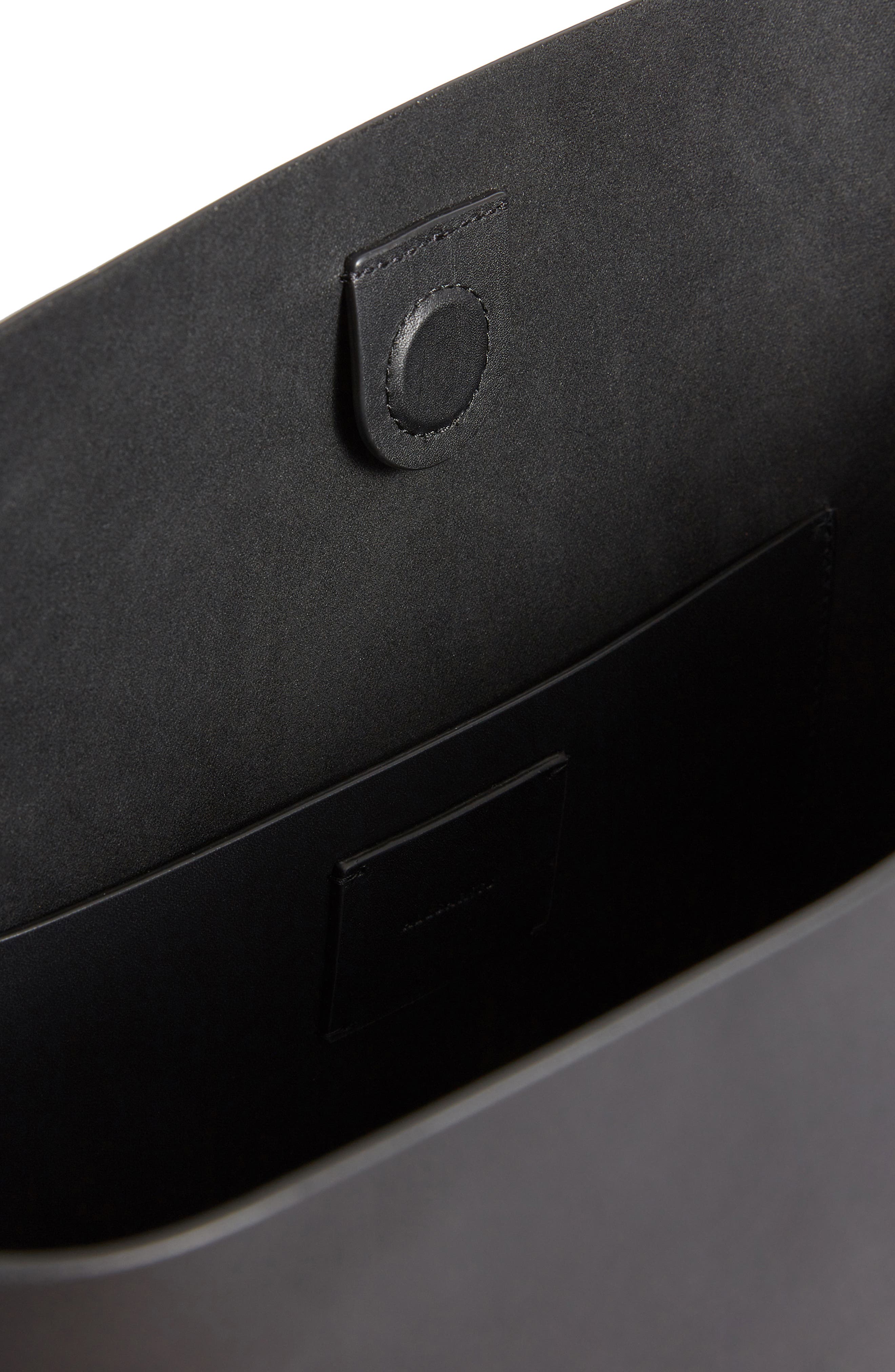 AllSaints Voltaire North/South Leather Tote, Alternate, color, 