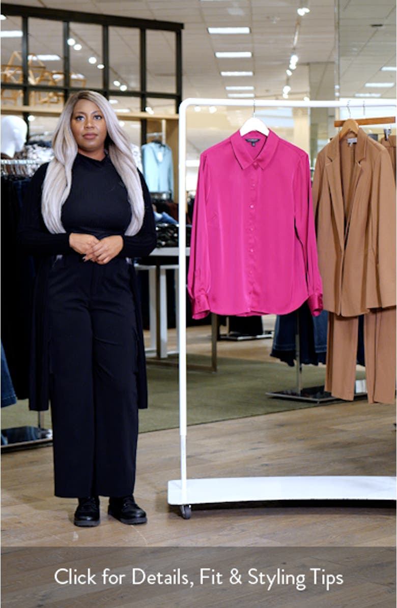 Satin Button-Up Shirt, sales video thumbnail