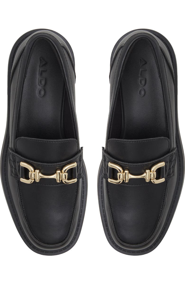 ALDO Oneameth Platform Lug Sole Loafer, Alternate, color, Black
