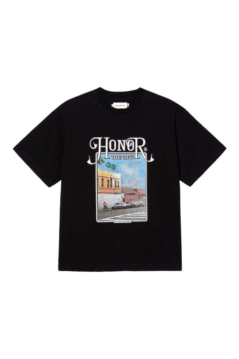 Men's Our Block Graphic Tee, Main, color, BLACK