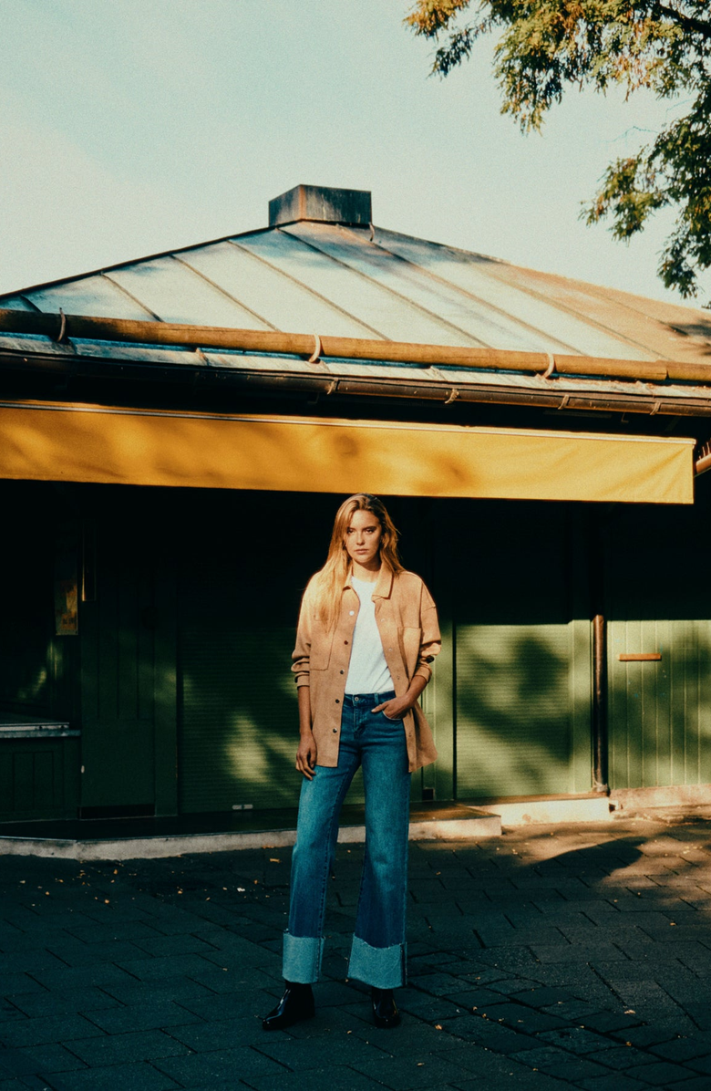 KanCan Emma Mid Rise Wide Leg Jeans, Alternate, color, Medium Wash