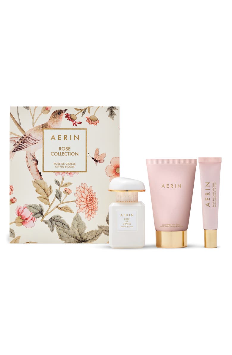 Estée Lauder AERIN Rose de Grasse Joyful Bloom Fragrance Set USD $210 Value, Main, color, 