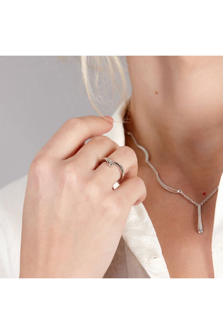 Skinny Drip Ring, Alternate, color, Sterling Silver