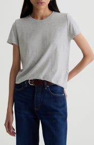 AG Zoie Cotton & Linen Blend T-Shirt