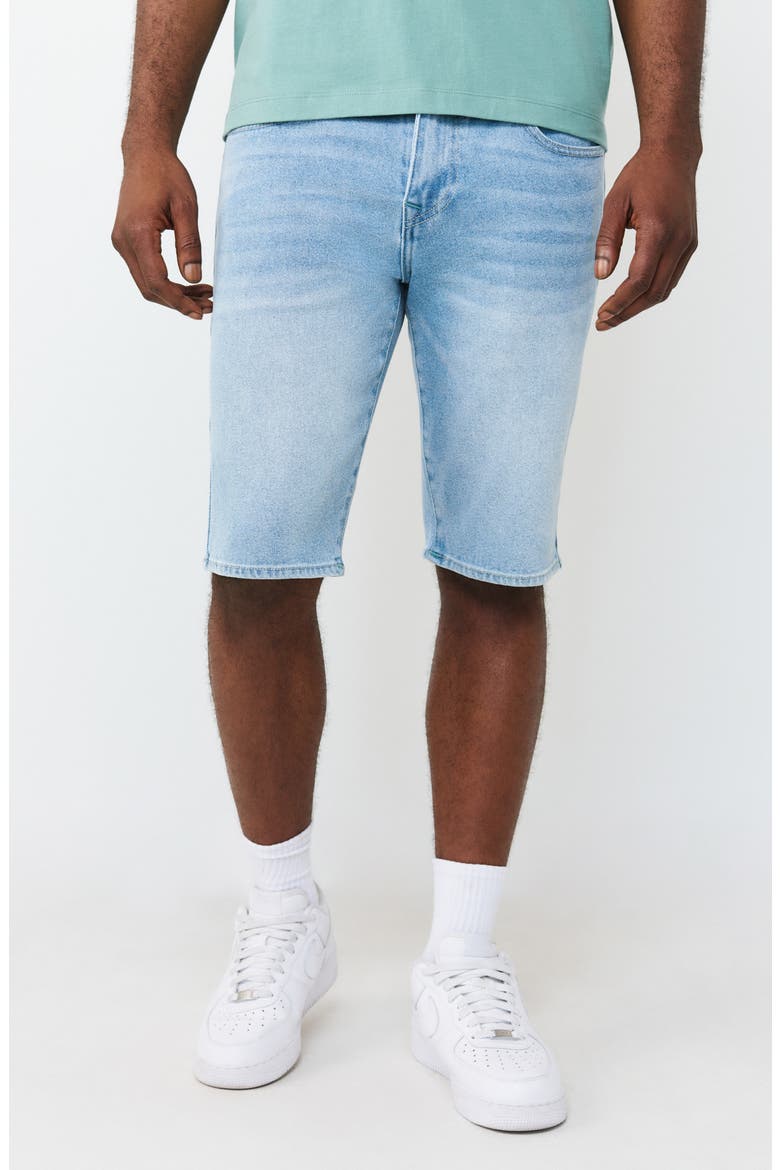 Rocco Denim Shorts, Main, color, LIGHT BLUE SUEDE WASH