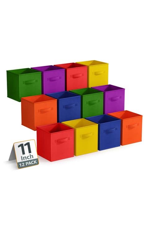 12-Pack Collapsible Storage Cubes