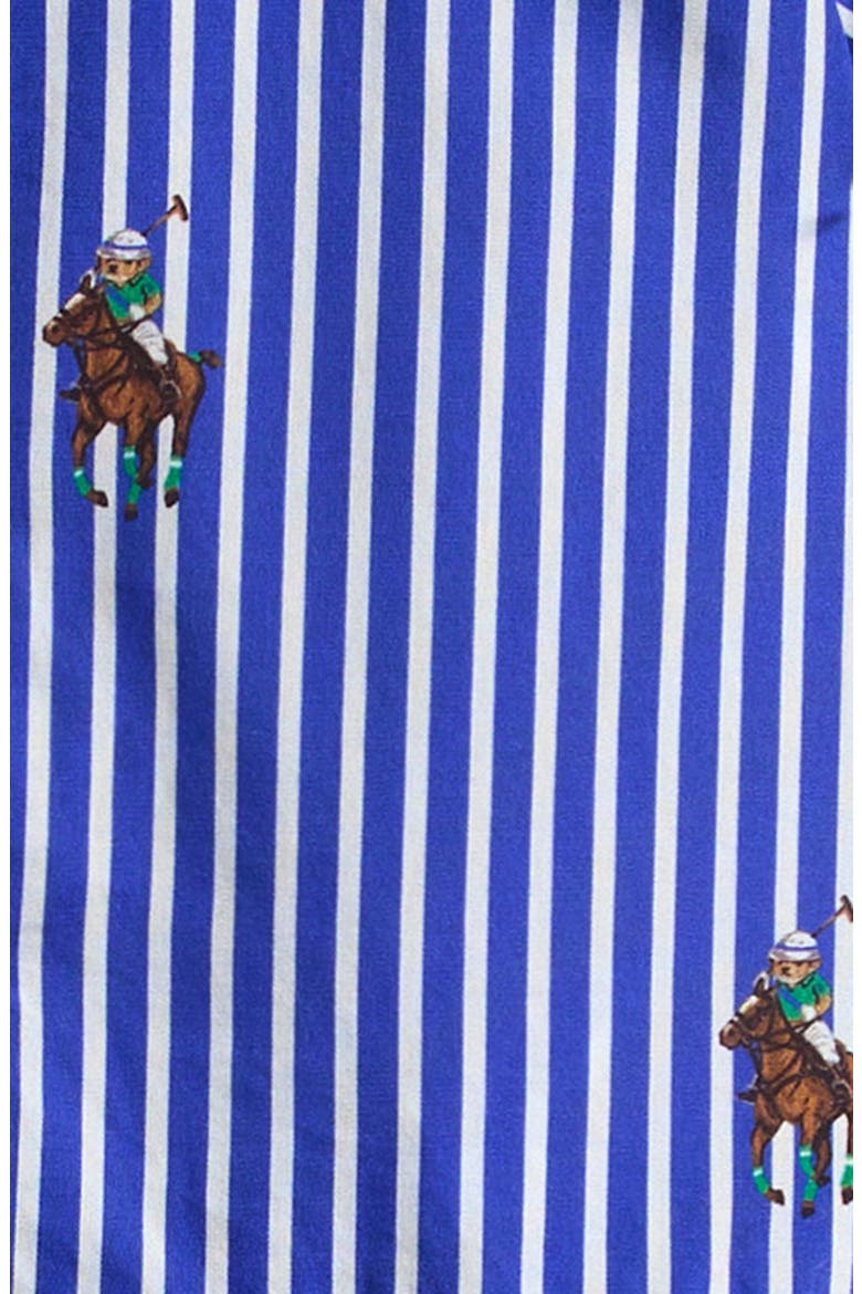 Pony Bear Stripe Ruffle Shirt & Pants Set, Alternate, color, EQUESTRIAN BEAR STRIPE