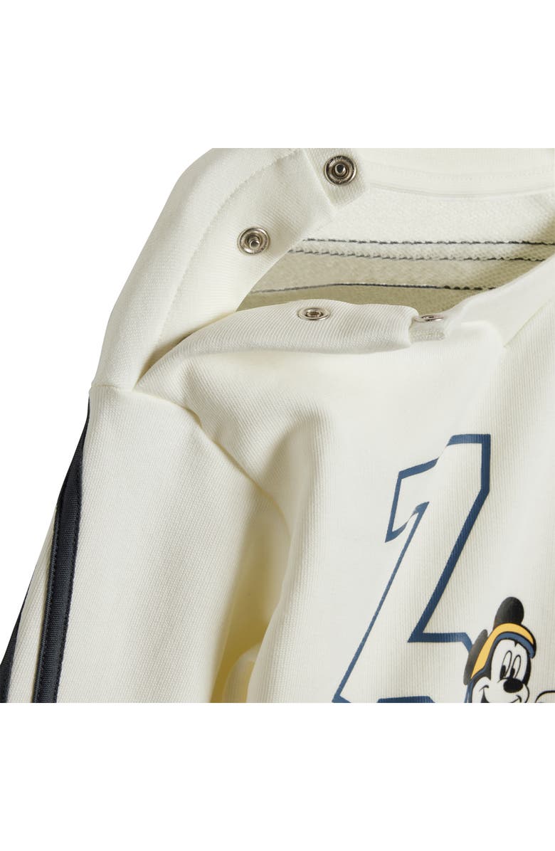 adidas Kids' Disney<sup>®</sup> Mickey Mouse Cotton Graphic Sweatshirt & Joggers Set, Alternate, color, 