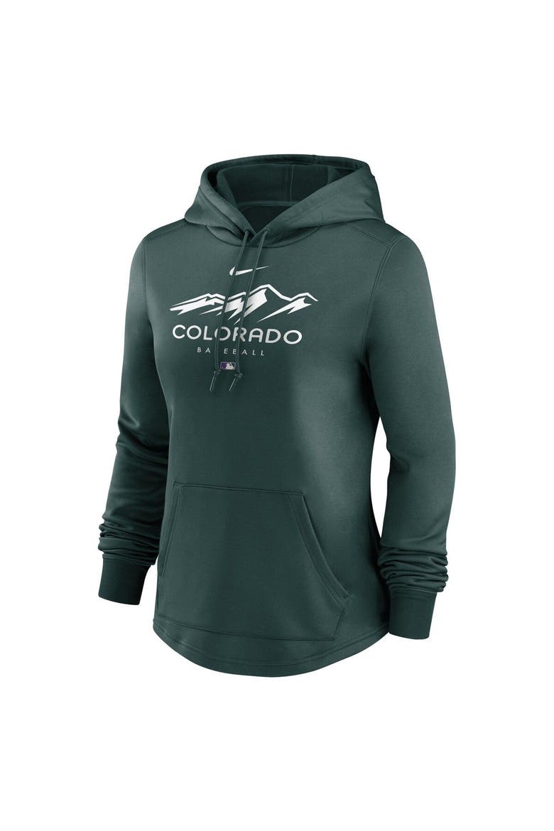 Women's Nike  Green Colorado Rockies City Connect Pregame Performance Pullover Hoodie, Alternate, color, Green