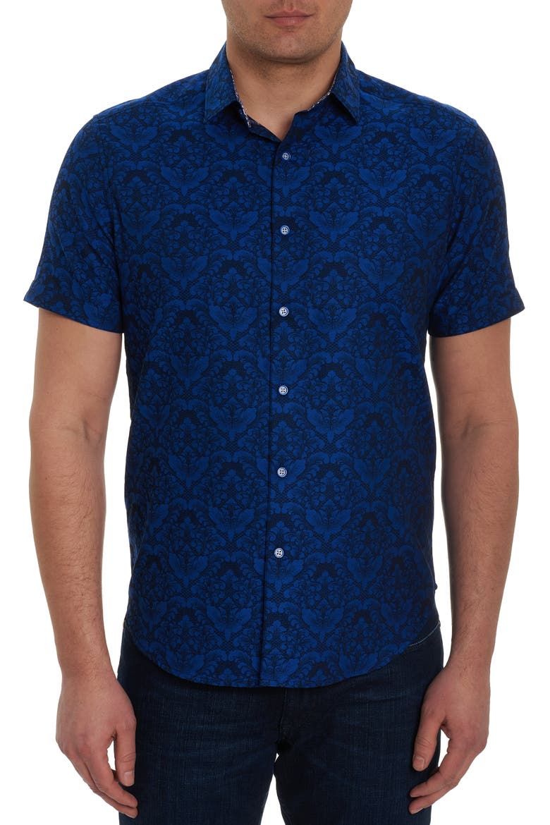 Bayview Woven Shirt, Main, color, NAVY