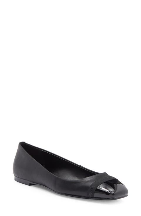 Zofia Cap Toe Ballet Flat (Women)