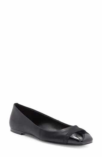 KARL LAGERFELD PARIS Zofia Cap Toe Ballet Flat