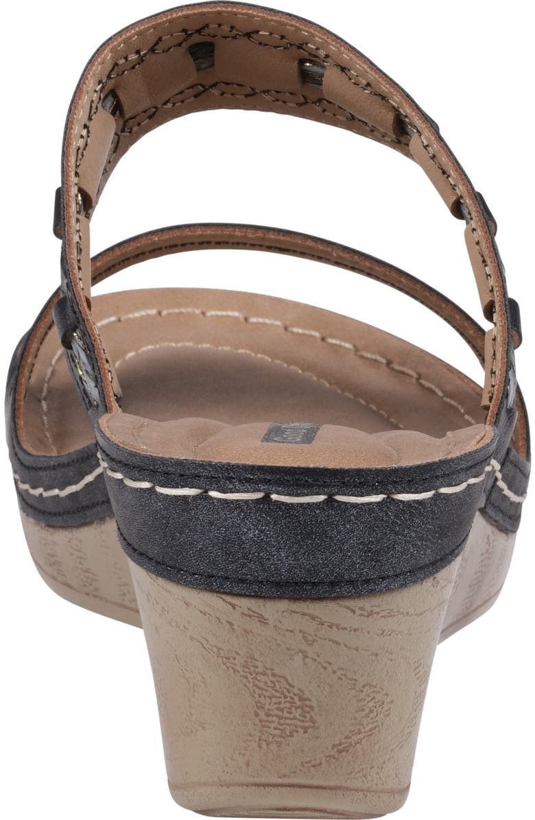 GOOD CHOICE NEW YORK Mariah Platform Wedge Slide Sandal, Alternate, color,