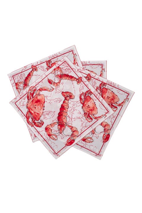 Feeling Crabby Luncheon Napkins, Set of 4
