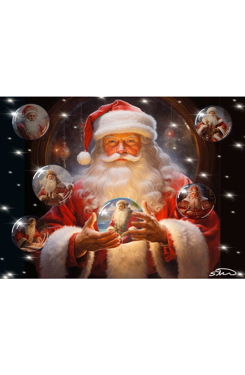 Sunsout Santa Around the World 1000 piece Jigsaw Puzzle for Adults, Alternate, color, Multicolor