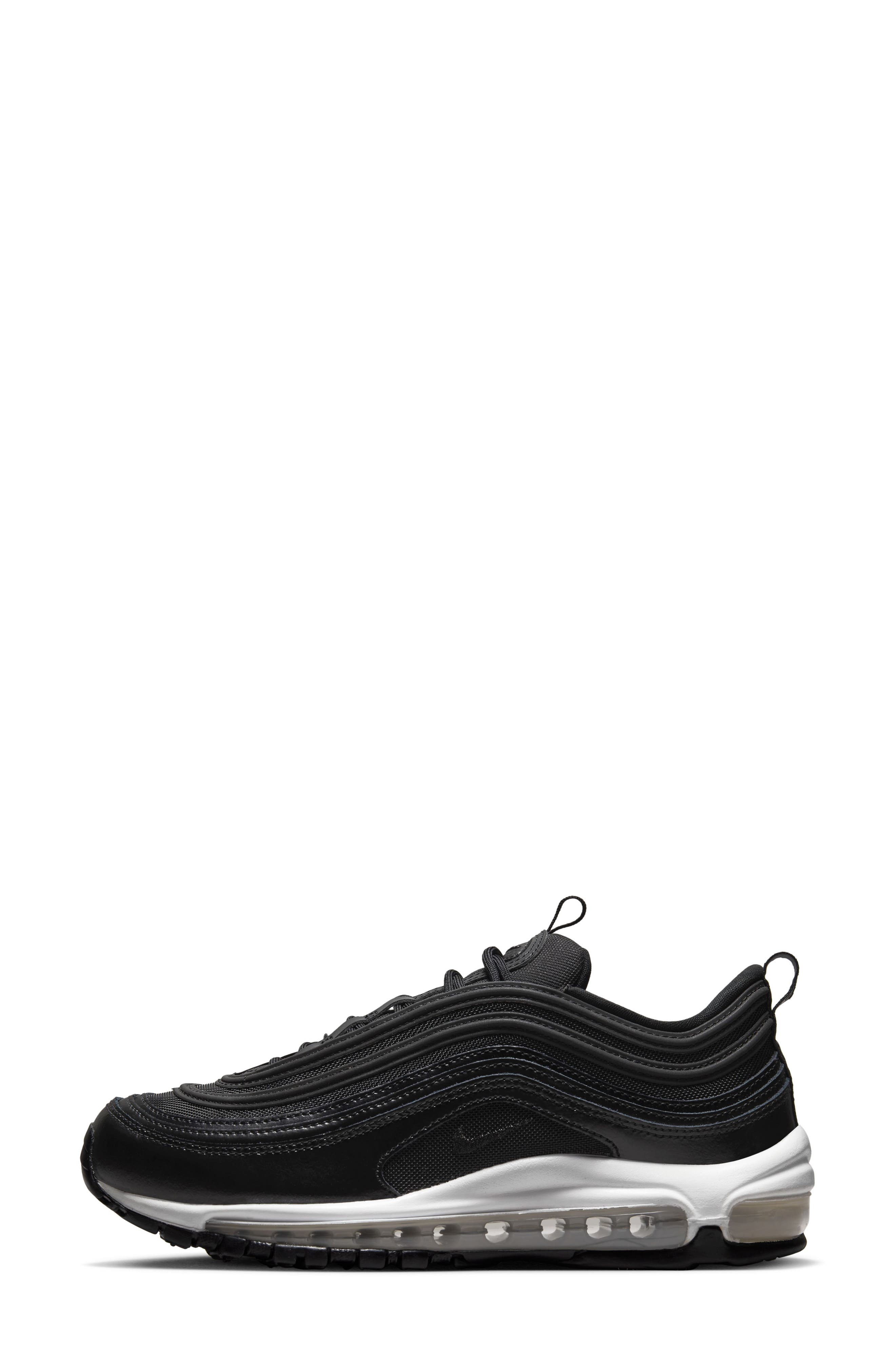 Air Max 97 Sneaker, Alternate, color, BLACK/ WHITE/ DARK GREY