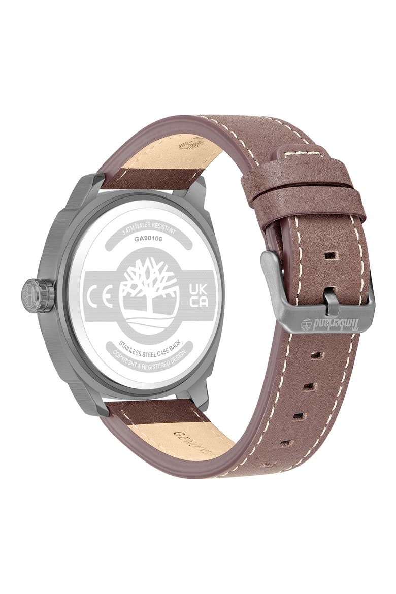 Quartz Analog Watch, Alternate, color, BROWN/ BLACK