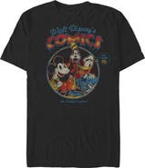 Mickey & Friends Men's Mickey & Friends An American Classic Trio Graphic T-Shirt